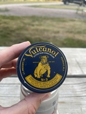 VTG 1920S VULCANOL BETTER THAN STOVE POLISH BULL DOG BULLDOG LOGO picture