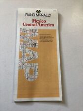 Rand McNally Mexico Central America 1979 Folding  Road Map Vintage  #10 picture
