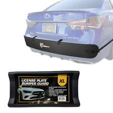 TrexNYC Rear Bumper Guard and Front License Plate Bumper Guard, XL Combo Kit picture