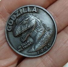 Godzilla Coin 1954 Kaiju Bay In Zilla We Trust Oh No There Goes Tokyo Metal Coin picture