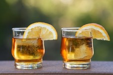 Pair Of Rare Superfest GDR Capitol Whisky Glasses 225ml Tough German Sachsenglas picture