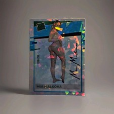 Bang Bros Mia Malkova 2021 Rookie /20 9/20 Ltd Edition Shattered Glass Holo Rare picture