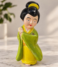 Vintage Orchids of Hawaii R-96 Parasol Girl Tiki Mug Japan Color Figural picture