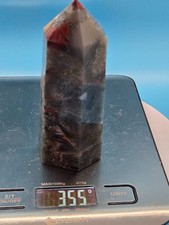 Chunky African Bloodstone Tower 355g 5in B9 picture