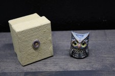 Jon Stuart Anderson FimoCreations Baby Owl Signed 2004 Polymer Clay Sculpture picture