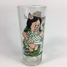 Warner Bros. 1976 Pepsi Collectors Series Glass Porky & Petunia Pig picture