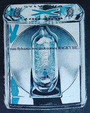 Vintage Retro 2-Pg 1970 Ad Sylvania Magicube Flash GTE Flashcube Reinvented picture