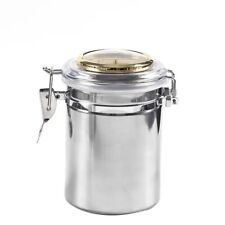 Tobacco Jar Cigar Humidor Tobacco Storage Jar Stainless Steel Airtight Container picture