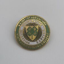 Vintage 4H Department Of Agriculture Cooperative Extension Service Lapel Pin picture