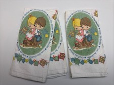 NWTs Vintage Precious Moments Kitchen Towels - 3  Kitchen Towels picture