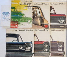 1966 Plymouth Fury, Belvedere, Valiant, VIP, and Wagons Sales Brochures Package picture