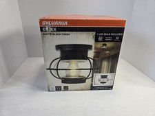 Sylvania Essex Semi-Flush Mount Light Fixture with 800 Lumen Bulb picture