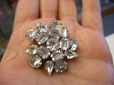 Vintage Art Deco Style Rhinestone Pin Brooch A151 picture