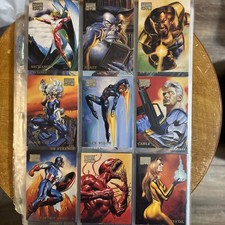 1996 Marvel Masterpieces Complete Base Set 99 Cards Boris Vallejo & Julie Bell picture