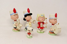Lenox Peanuts Marching Band Figurines 5 Piece Set Hand Painted China COA picture