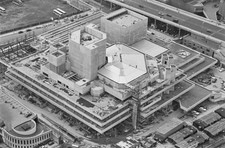 An aerial view of Royal National Theatre under construction South - Old Photo picture