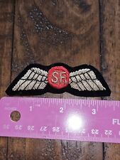 WWII US Army Bullion Theater Made OSS Jedburgh Jump Wing Patch L@@K picture