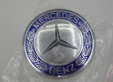 Mercedes Benz Wheel Caps, Stick On, Red Backs, Classic Logo (Lot of 4) picture