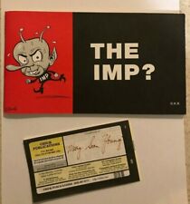 The Imp? Raeburn / Clowes + Bonus Chick tract autographed by Sean Young w/COA picture