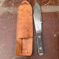 Vintage Tru-Bal USA Bowie-Axe Knife w/ original sheath picture