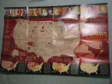 NORTH AMERICAN INDIAN CULTURES+INDIAN COUNTRY MAP National Geographic Sept. 2004 picture