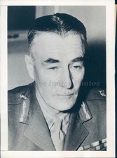 1942 Press Military General Lieutenant V Sturdee Chief Australian Staff Photo picture