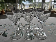 Six (6) Gorham Crystal 