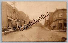 Real Photo Main St Stores Wagon St. Regis Falls NY Waverly New York RP RPPC M281 picture