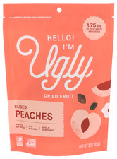Hello Im Ugly Peaches Dried Nd Sliced 3 Oz Pack Of 12 picture