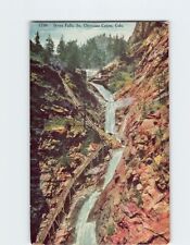 Postcard Seven Falls South Cheyenne Canon Colorado USA picture