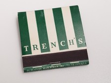 Vtg 1950s Feature Matchbook - TRENCH'S Neptune Inn, Atlantic City, NJ, Unstruck picture