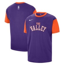 NBA Phoenix Suns Nike 2024/25 City Edition Courtside Colorblock Short Sleeve... picture