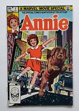 ANNIE # 1 MARVEL 1982 OFFICIAL COMICS ADAPTATION OF THE HIT FILM M Price Box. picture