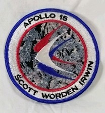 Apollo 15 Mission Patch Embroidered NASA Scott Worden Irvin 3¾