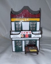 Vintage Forma Vitrum Coca-Cola Sams Grocery Light Stained Glass #11901 Bill Job picture