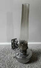Vtg Aladdin Railroad Caboose Train Lamp Kerosene Mantle Lantern With Wall Mount picture