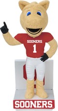 Boomer Oklahoma Sooners Mascot Red Jersey Bobblehead NCAA College picture