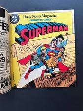 Rare George Perez Superman Daily News Magazine story. Never reprinted. picture