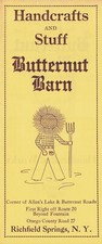 Richfield Springs NY Butternut Barn Primitives Advertising Vtg Souvenir Pamphlet picture