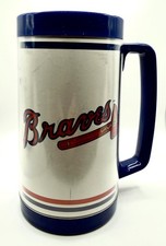Vintage Bud Light Atlanta Braves Thermo-Serv Mug BUD West Bend Cup picture