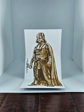 Vader 3-Panel Sketch by Neil Camera from 2021 Topps Star Wars Bounty Hunter picture