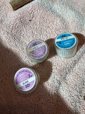 Vintage Zipper Lot 3 Plastic Containers 1950s 60s Dress Skirt Sewing Notions picture
