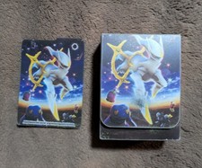 Pokemon Center Official platinum Arceus DPt Card Game slim Deck Box 2009 picture