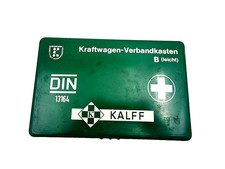 Vtg German First Aid Kit, Kraftwagen Verbandkasten- b din 13164 VW Samba, Type 3 picture