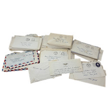 120+ Vintage 1950s Military Air Force Sailor Letters Correspondence Ephemera Lot picture