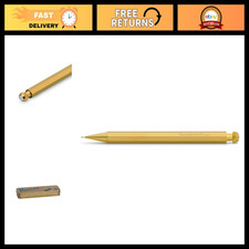 Premium Brass Mechanical Pencil 0.7mm | Refillable Push Lead Pencil with Eraser picture