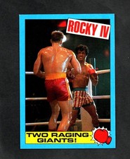 1985 Topps  Rocky IV Picture Cards TWO RAGING GIANTS #46 CLEAN SHARP picture