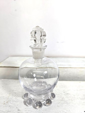 CLEAR HOBNAIL ROUND STOPPERED BOTTLE 5