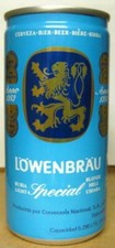 LOWENBRAU SPECIAL CERVEZA 10 OZ Foreign Beer CAN with LIONS, PANAMA, B.O., 1/1+ picture