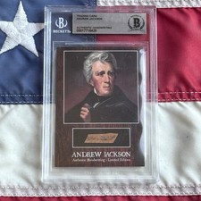 Andrew Jackson Handwritten Word Removed from an Autograph Letter Signed BAS picture